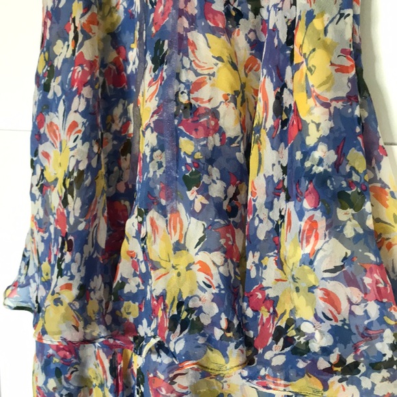 Tibi Silk Tiered Midi Dress - Picture 3 of 8
